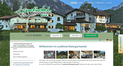 Desktop Screenshot of landhotel-maiergschwendt.de